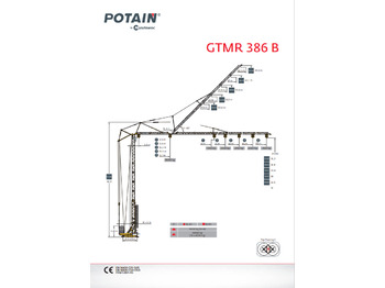 Tower crane POTAIN