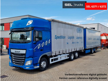 Curtainsider truck DAF XF 440