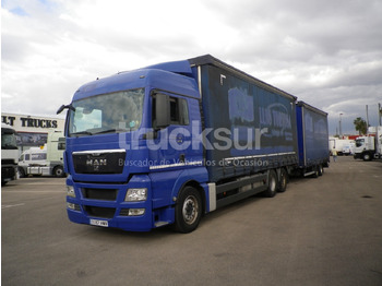 Curtainsider truck MAN TGX