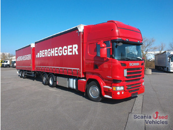 Curtainsider truck SCANIA R 450