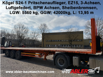 Dropside/ Flatbed semi-trailer KÖGEL