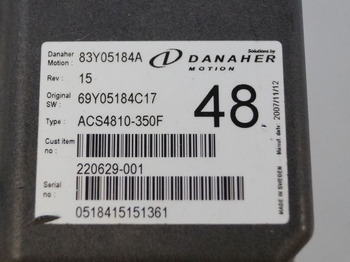 ECU for Material handling equipment Toyota/BT 220629-001 | Danaher motion AC Superdrive motor controller 83Y05184A A Danaher motion AC Superdrive motor controller 83Y05184A ACS4810-350F Rev 15 sn. 0518415151361: picture 2