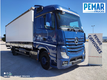 Curtainsider truck MERCEDES-BENZ ACTROS 1836 SEMITAUTLINER 18T: picture 4