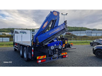 Dropside/ Flatbed truck, Crane truck Renault C-Series 480.26 DTI 13: picture 2