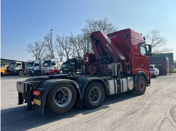 Tractor unit Volvo FH 440 Globe 6x2 HMF 2823 K5 crane, remote, manual: picture 4