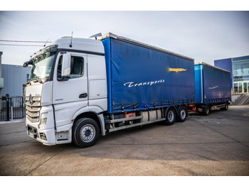 Curtainsider truck MERCEDES-BENZ Actros 2548