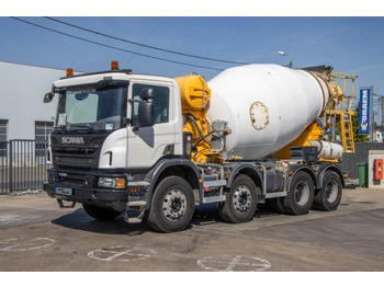 Concrete mixer truck SCANIA P