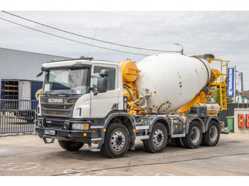 Concrete mixer truck SCANIA P