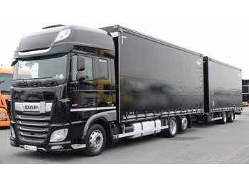 Curtainsider truck DAF XF 480