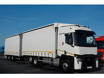 Curtainsider truck RENAULT T 440