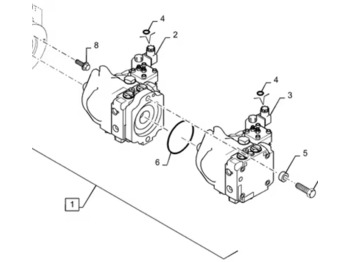 Hydraulic pump CASE