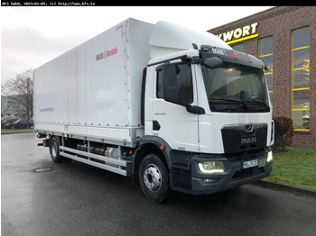 Curtainsider truck MAN TGM 15.290