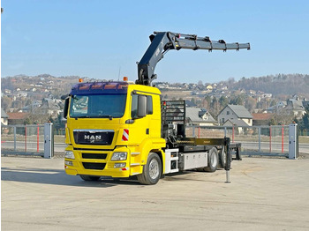 Crane truck, Dropside/ Flatbed truck MAN TGS 26.440 * HIAB 322 EP - 5 HIDUO/ FUNK * TOP: picture 2