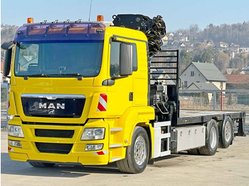 Crane truck, Dropside/ Flatbed truck MAN TGS 26.440 * HIAB 322 EP - 5 HIDUO/ FUNK * TOP: picture 4