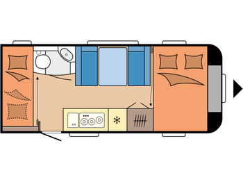 Caravan HOBBY DE LUXE 490 KMF