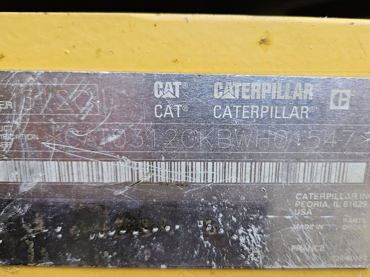 Crawler excavator CATERPILLAR 312C: picture 11