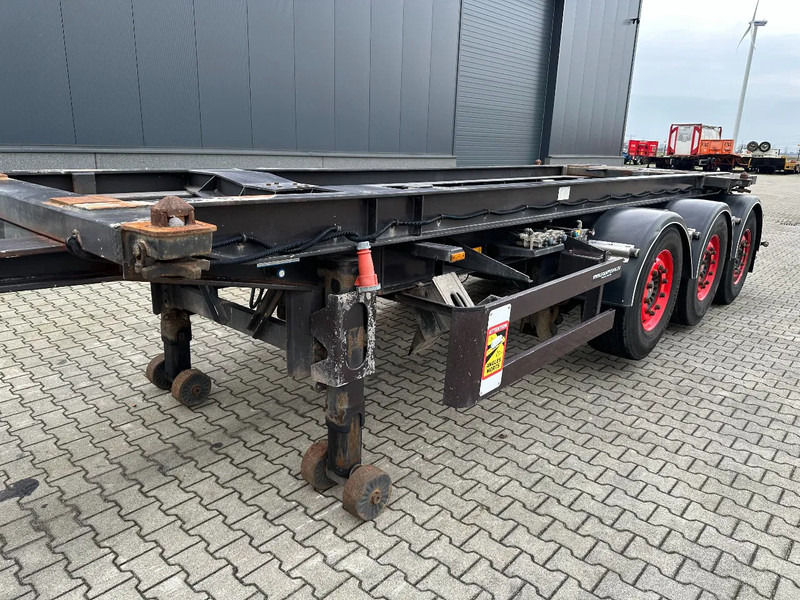 Container transporter/ Swap body semi-trailer Van Hool 20FT Tipping-chassis, ADR (EX/II, EX/III, FL, AT), SAF + DISC, 2 liftaxles: picture 15