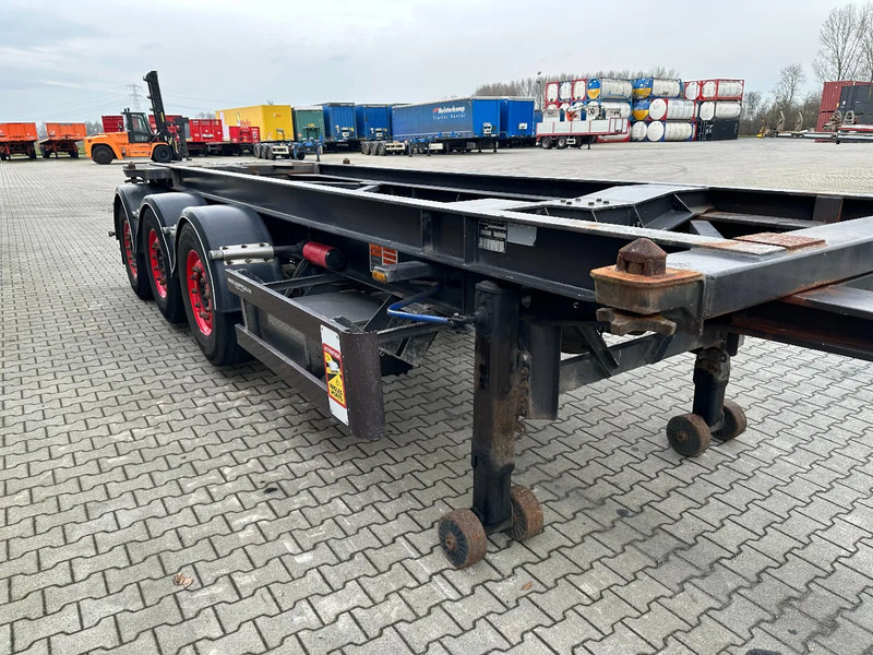 Container transporter/ Swap body semi-trailer Van Hool 20FT Tipping-chassis, ADR (EX/II, EX/III, FL, AT), SAF + DISC, 2 liftaxles: picture 14