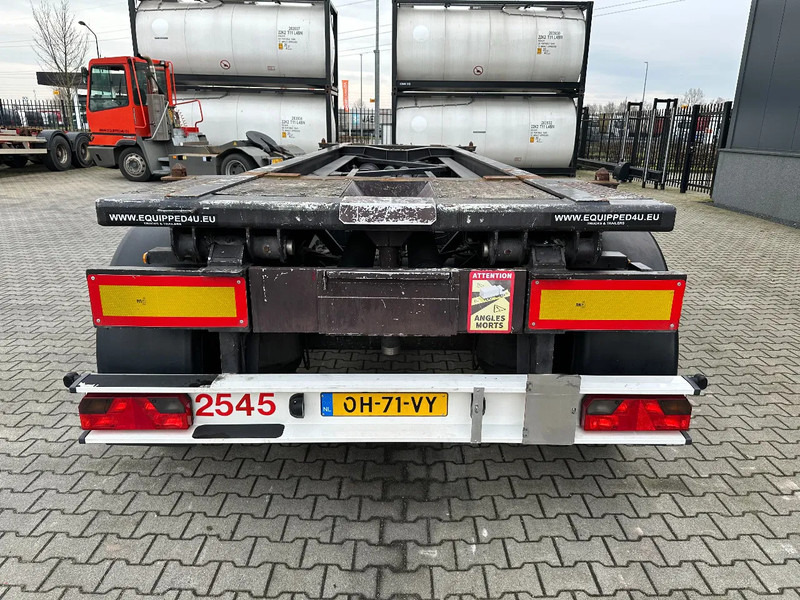 Container transporter/ Swap body semi-trailer Van Hool 20FT Tipping-chassis, ADR (EX/II, EX/III, FL, AT), SAF + DISC, 2 liftaxles: picture 8