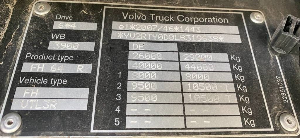 Timber truck Volvo FH 460 6x4 /E6 VEB: picture 9