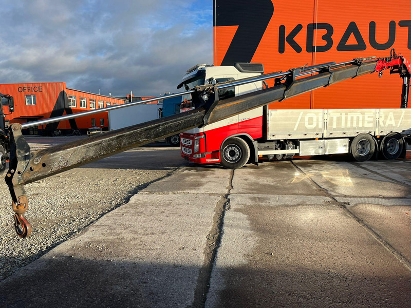 Dropside/ Flatbed truck, Crane truck Volvo FH 500 6x2 FASSI F195 / PLATFORM L=6521 mm: picture 13