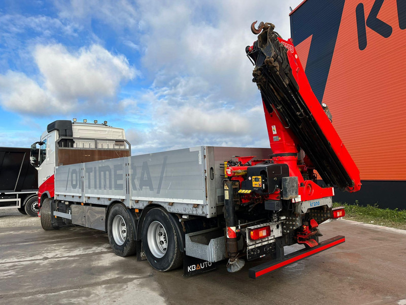 Dropside/ Flatbed truck, Crane truck Volvo FH 500 6x2 FASSI F195 / PLATFORM L=6521 mm: picture 8