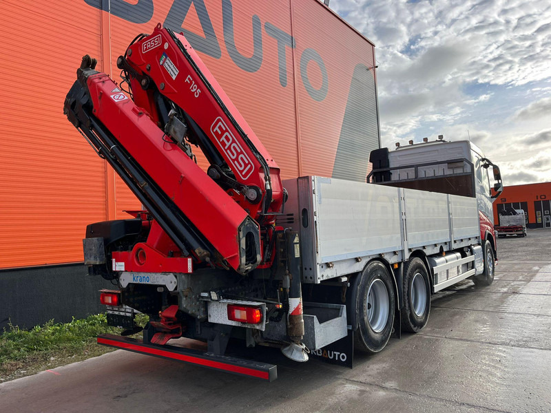 Dropside/ Flatbed truck, Crane truck Volvo FH 500 6x2 FASSI F195 / PLATFORM L=6521 mm: picture 6