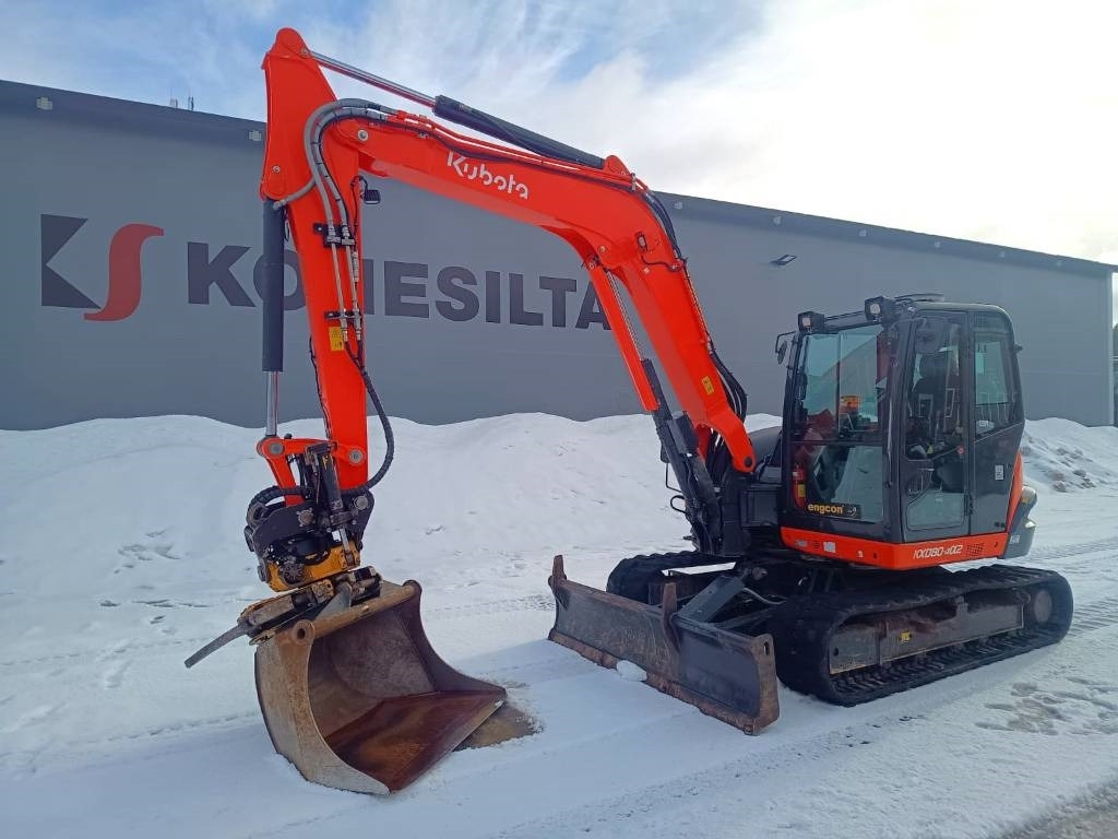 Mini excavator Kubota KX080-4a2 PYÖRITTÄJÄLLÄ: picture 10