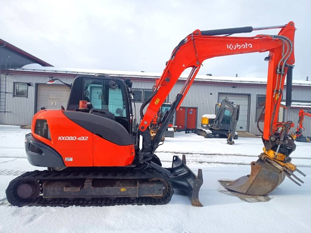 Mini excavator Kubota KX080-4a2 PYÖRITTÄJÄLLÄ: picture 6