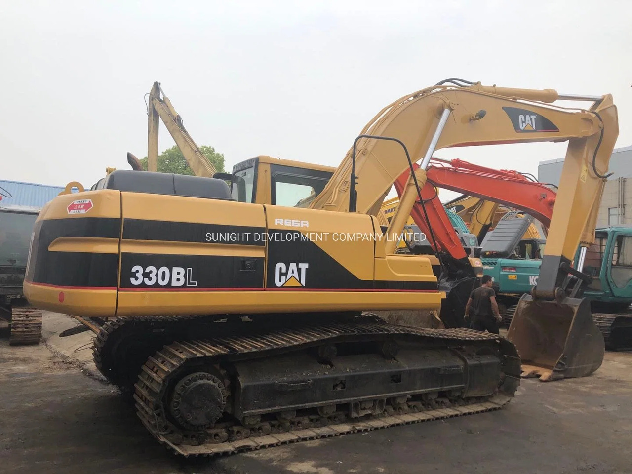 Crawler excavator 30t Heavy Duty Japan Origin Semi Automic Caterpillar 330b 330bl 330 Cralwer Excavator: picture 11