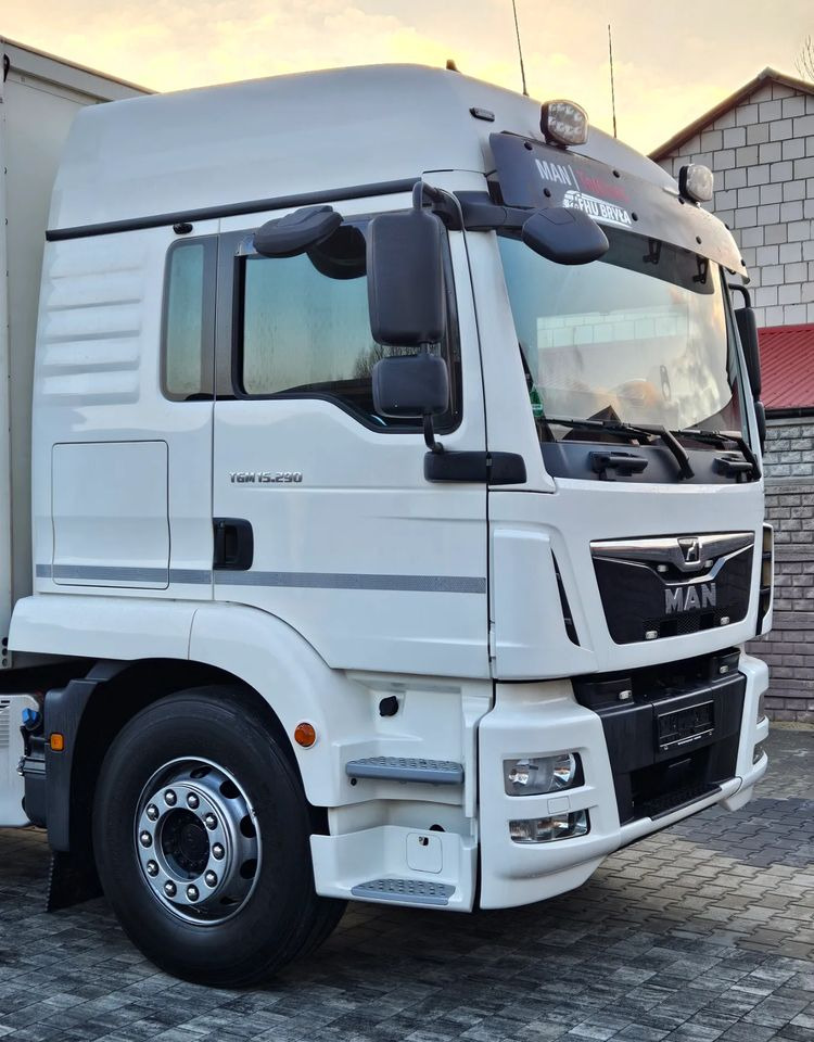 Curtainsider truck MAN TGM 15.290/E6/FIRANKA/BURTO-FIRANKA/SZKOŁA JAZDY/MAŁY ROZSTAW OSI/16PALET/WINDA/NISKI PRZEBIEG/2019/SERWISOWANY: picture 7