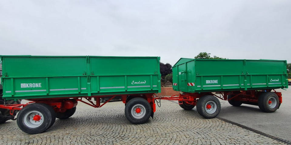 Farm tipping trailer/ Dumper Przyczepa transportowa Krone KRONE DK225 / 16 Przyczepa Krone wywrotka 3 s…: picture 7