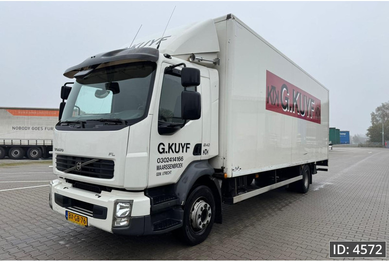 Box truck Volvo FL 6 240 Day Cab, Euro 5, / Automatic / Tail lift: picture 1