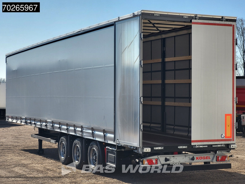 New Curtainsider semi-trailer Kögel S24-1 Nieuw! MEGA Hubdach Liftachse Lifting Roof: picture 8