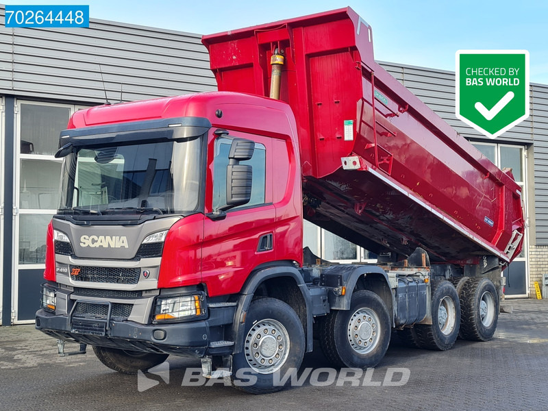 Tipper Scania P410 8X4 19m3 Big-Axle Steelsuspension Euro 6: picture 1