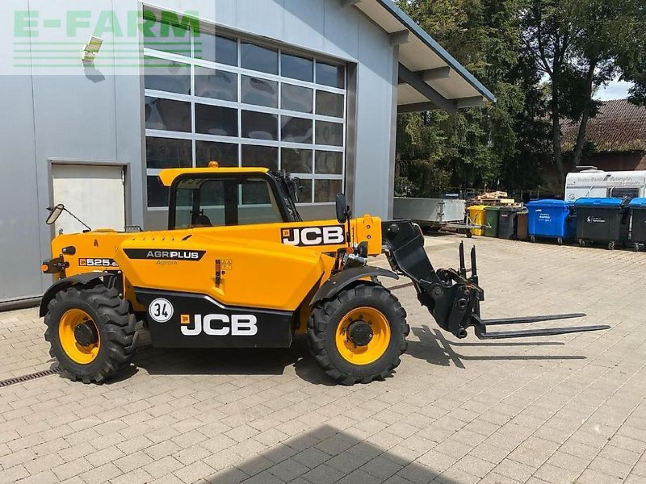 Telescopic handler JCB 525-60agri plus teleskoplader radlader: picture 12