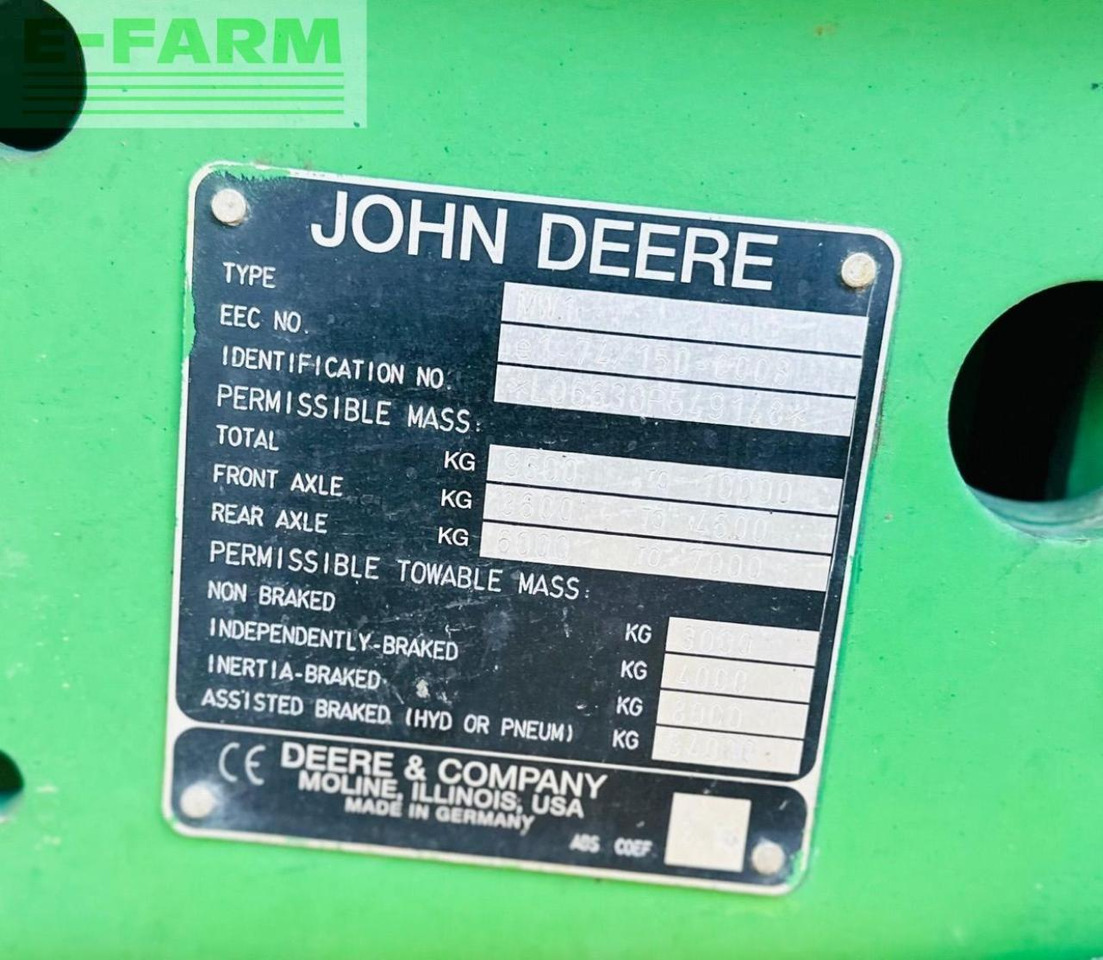 Farm tractor John Deere 6630: picture 12