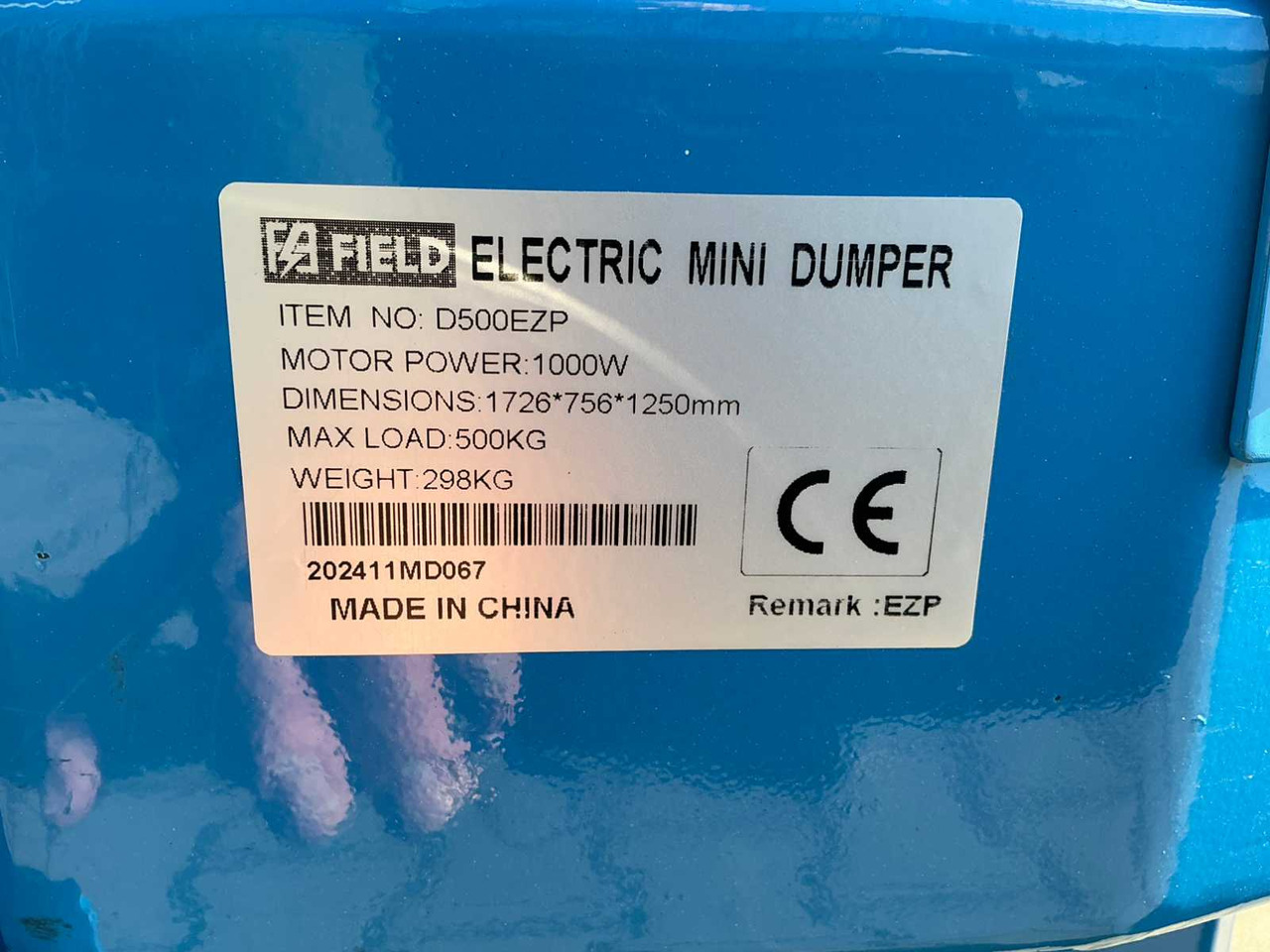 Dumper Field D500EZP High Tip: picture 22