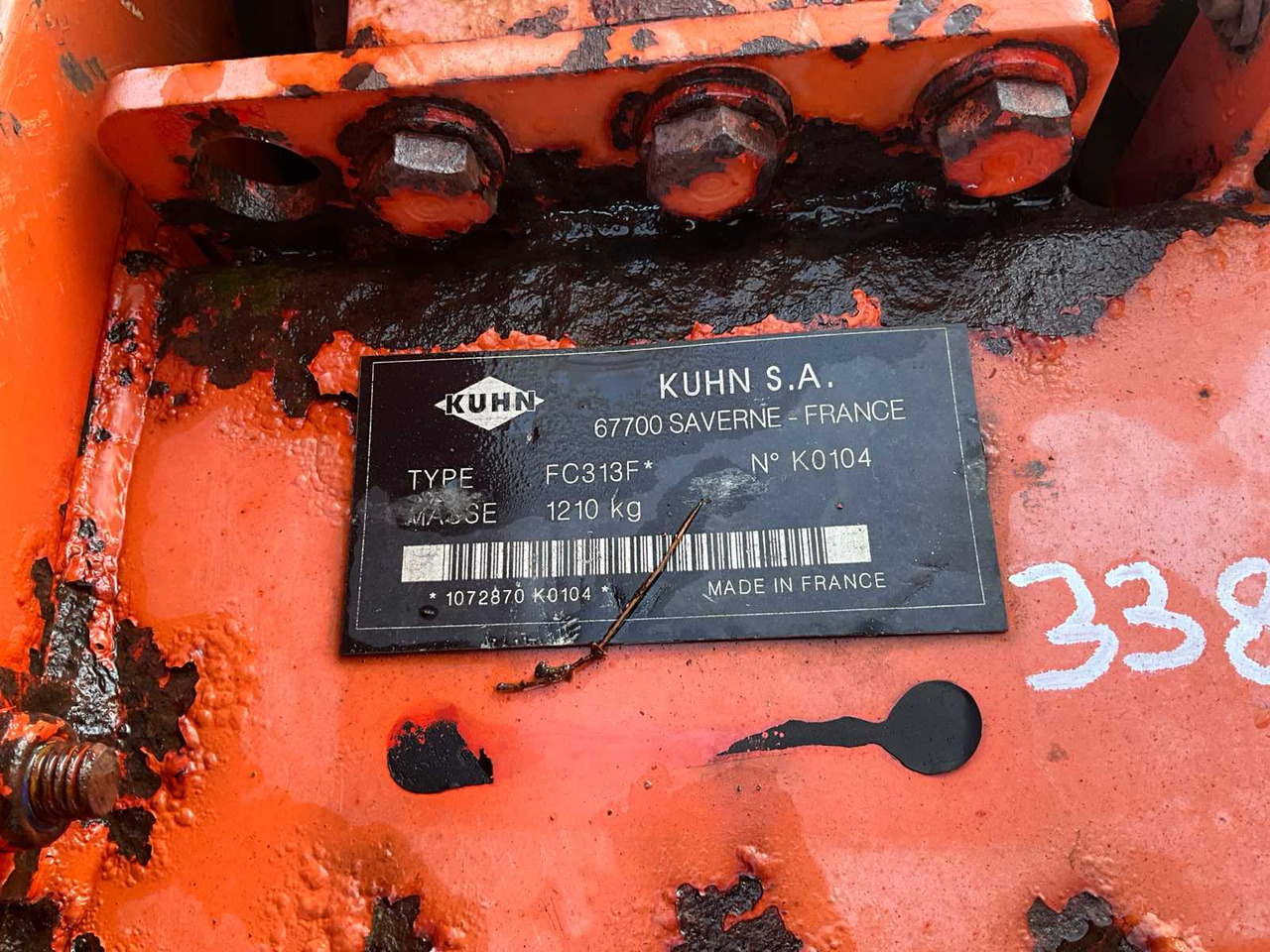 Flail mower/ Mulcher Kuhn FC313F: picture 16