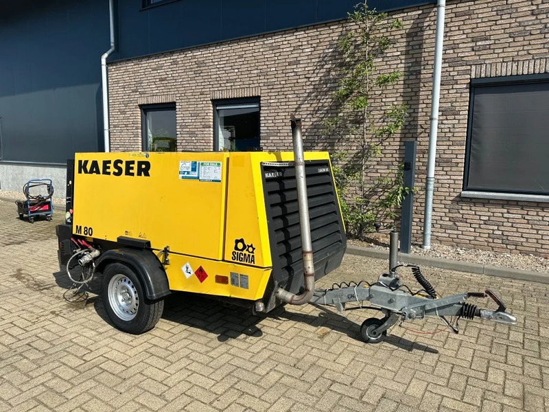 Air compressor Kaeser M80 Kubota 8.1 m3 / min 7 Bar 55 kW Mobiele Silent Diesel Compressor: picture 7