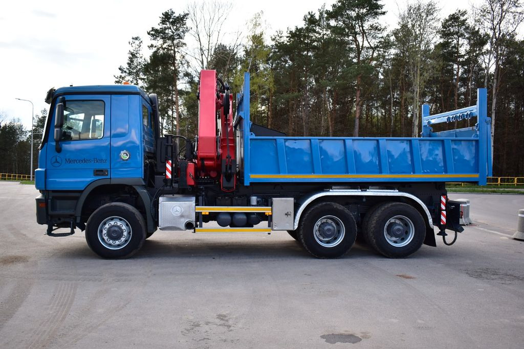 Tipper, Crane truck Mercedes-Benz 6x6 ACTROS 3341 HMF 4220-K4 KIPPER CRANE KRAN: picture 6