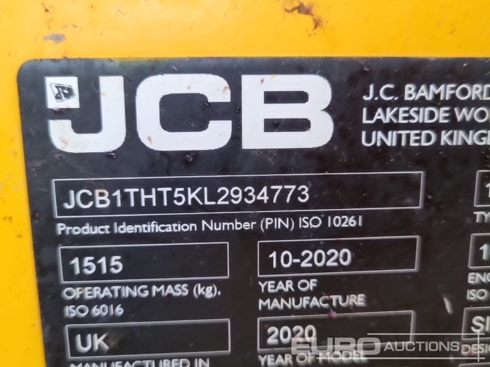 Mini dumper 2020 JCB 1T-2: picture 50